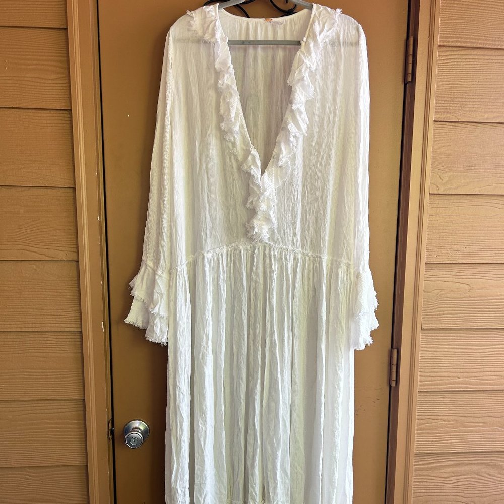 Free People Ruffle Maxi Dress